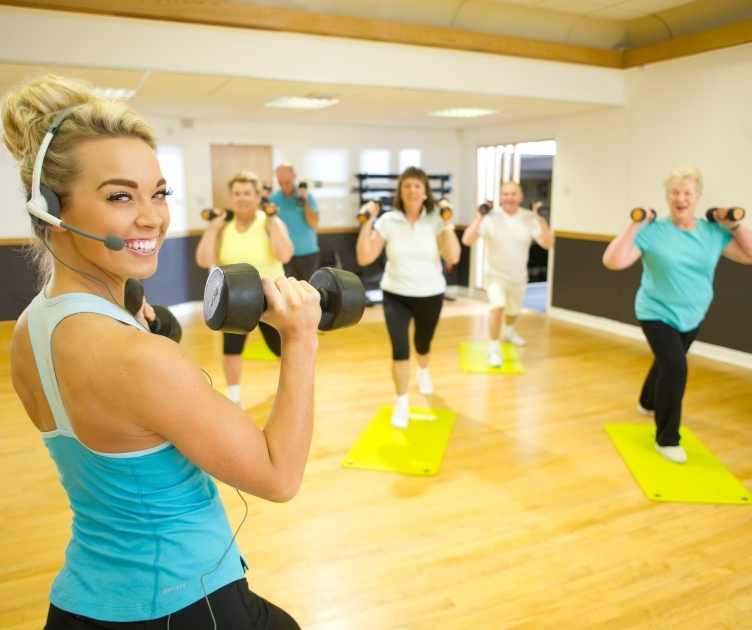 senior fitness exercises routines