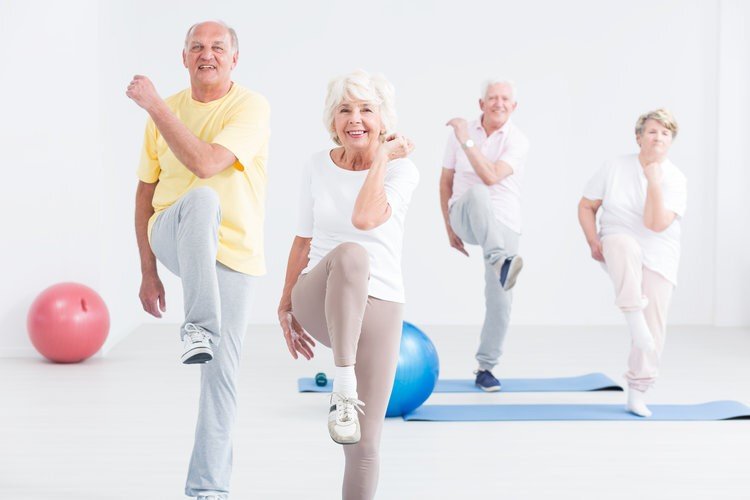 senior fitness exercises routines